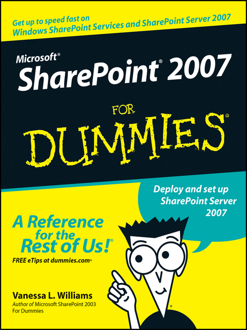 Title details for Microsoft SharePoint 2007 For Dummies by Vanessa L. Williams - Available